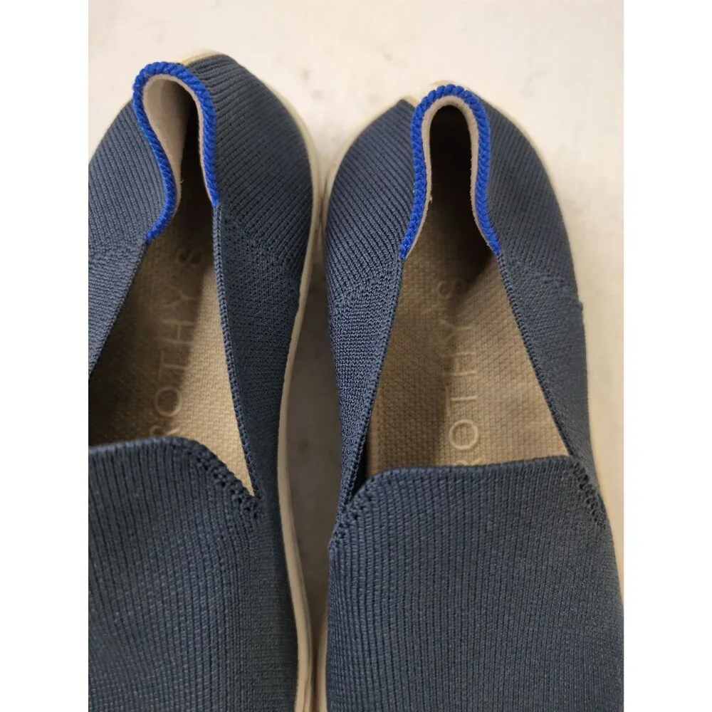 Rothys Original Slip On Sneaker Shoe Womens‎ 6 Blue Casual Everyday Travel